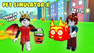 Pet Simulator X Trick or Treat Ang babait nila  Roblox Tagalog [upl. by Berkin298]