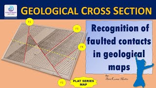 Recognition of fault contacts in geological maps geologicalmaps crosssection [upl. by Alanah]