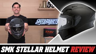 SMK Stellar Helmet Review at SpeedAddictscom [upl. by Rubina]