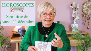 HOROSCOPES et TAROTS 〰Semaine du LUNDI 1112🌲 SIGNES  Guidances lunaires  Annifs [upl. by Itch]