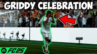 How To Do Griddy Celebration In FC 25 [upl. by Thisbe]