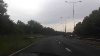 Manchester amp North England Motorway Lighting including SOX 2728th June 2014  M6 M60 A666 A500 [upl. by Mcdermott]