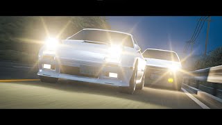 Initial D AE86 vs FC3S BLENDER CINEMATIC [upl. by Etnaid234]