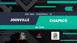 JASC 2024 1° FASE  JOINVILLE X CHAPECÓ  3°RODADA  AO VIVO COM IMAGENS [upl. by Cassella]