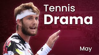 Tennis Angry Moments amp Drama  May 2023 [upl. by Glavin959]