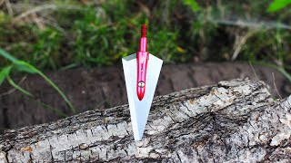 Grizzlystik Samurai Overkill Broadhead Review [upl. by Ybocaj]