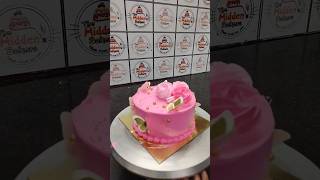 Pink with shortvideo cake cakedecorating cakedecoratingtutorials cakedesign trendingshorts c [upl. by Deroo535]