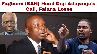 Femi Falana Loses On Prosecution of Minors While AGF Heed Deji Adeyanjus Call [upl. by Aikyt860]