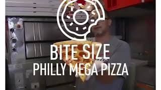 MoJus Big slice 28Inch pizza 30 inch pizza hugeslice Philly pizza pizza pizza [upl. by Hulton]