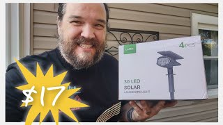 This little light of mine Solar Spotlights with remote 17 review  Litom 30 LED Solar Light  2022 [upl. by Eimmij]