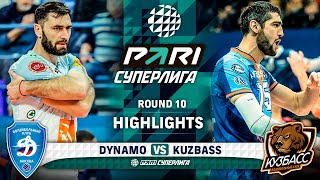 Dynamo MSK vs Kuzbass  HIGHLIGHTS  Round 10  Pari SuperLeague 2024 [upl. by Karoline]