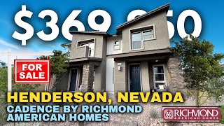 New Townhomes for Sale  Cadence by Richmond American Homes  Henderson NV [upl. by Obidiah]