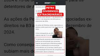 PETR4 DIVIDENDOS EXTRAORDINÁRIOS e histórico petr4 petrobras dividendos [upl. by Adahs]