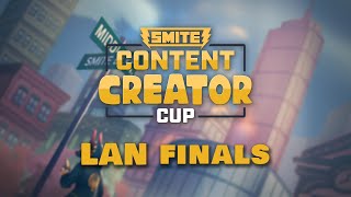 SMITE Content Creator Cup LAN Finals  Team Ruedy vs Team iDavy [upl. by Aicsila]