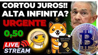 🔴URGENTE  MERCADO VAI EXPLODIR COM CORTE JUROS 2 MEMES PODEM EXPLODIR VEJA AGORA 10000 em 2024 [upl. by Harutak282]