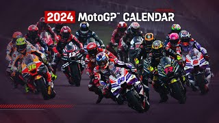 The provisional 2024 MotoGP™ Calendar 🗓️ [upl. by Ruben]