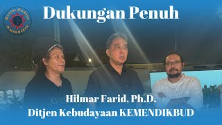 Dukungan Penuh Dari Hilmar Farid Ditjen Kebudayaan RI [upl. by Nnyla526]