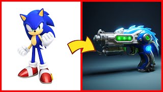 SONIC the Hedgehog ALL CHARACTERS as PISTOL 2024 [upl. by Nnylrats454]