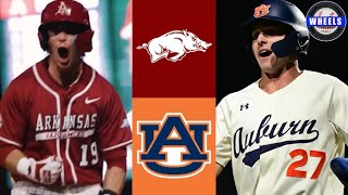 1 Arkansas vs 23 Auburn Game 2 Great Game  2024 College Baseball Highlights [upl. by Rombert]