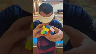 Flavian’s Incredible BLINDFOLDED Rubik’s Cube 😎 [upl. by Christian51]