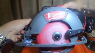 Tools  Milwaukee M12 Fuel Circular Saw 2530 20 Quick Look N Unboxing  Dec 6th 19 [upl. by Anitsyrc]