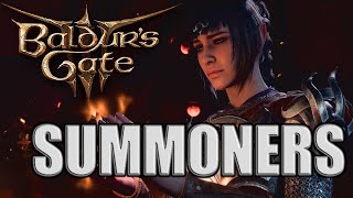 Baldurs Gate 3 ULTIMATE Summoner Guide ALL Summons [upl. by Einuj866]