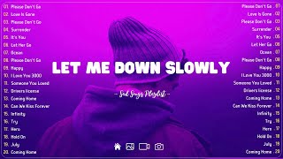 Let Me Down Slowly💔 Sad songs playlist with lyrics  Depressing Songs 2023 That Will Cry Vol 2311 [upl. by Helga433]