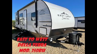 2022 East to West Della Terra Model 250BH For Sale at Bishs RV of the Quad Cities [upl. by Aseen]