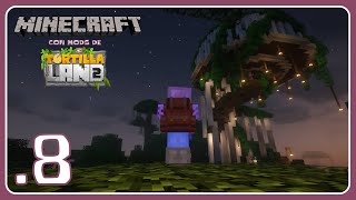 MINECRAFT 8  Nuevas Dungeons y paseos bonitos  MODS TORTILLALAND 2  Gameplay Español [upl. by Lynd893]