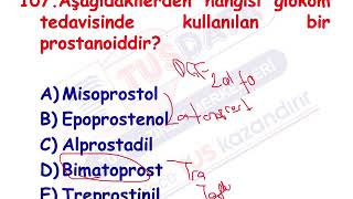 Ekim 2020 TUS Sınavı Soruları ve Açıklamalı Cevapları  Farmakoloji [upl. by Eimmac822]