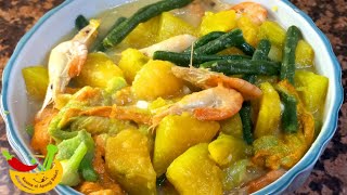 Cooking with me Ginataang Kalabasa at Sitaw with Shrimp  Filipino Dish [upl. by Namharludba794]