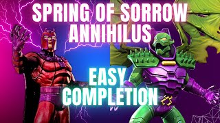 Easy Completion Solo  Week 4 Spring Of Sorrow Annihilus  Marvel Contest Of Champions [upl. by Ateekram257]