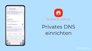 Privates DNS einrichten  Huawei Android 10  EMUI 12 [upl. by Hildy]