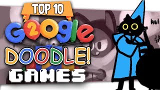 👾 Top Ten quotBest Google Doodlequot Games [upl. by Deni141]