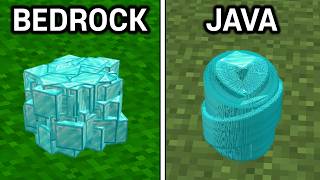 150 Minecraft Java vs Bedrock Things [upl. by Warder]