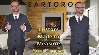 SARTORO Custom Made to Measure Suit Review [upl. by Leinoto688]