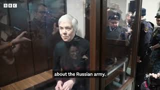 Moscow doctor jailed for 5 12 years for alleged Ukraine war remarks [upl. by Simone]