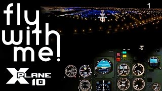 XPLANE 10 1  Touch and Go in a 737 [upl. by Eytak710]