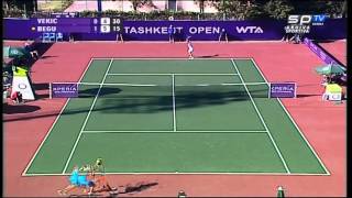 Donna Vekic Tashkent 2012  FIRST WTA FINAL 16 years old [upl. by Petromilli]