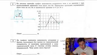 На рисунке приведён график зависимости координаты тела х от времени t при прямолинейном движении  № [upl. by Yrffej]