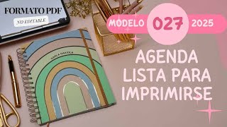 Agenda vista semanal 20242025 modelo 027 [upl. by Worrad]