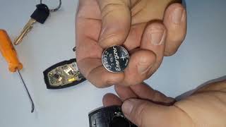 How to Change a Nissan Key Fob Battery  TRICK [upl. by Teik]