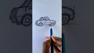 Master the Side View Car Drawing – Fast amp Simple Guide art shorts foryou drawing satisfying [upl. by Alberto]