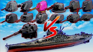 Top 13 deadliest Cannon🔥 Tier3 VS Ijn Yamato modernwarships [upl. by Booze]