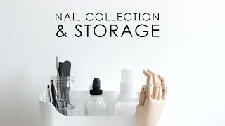 NAIL COLLECTION amp STORAGE TOUR  abetweene [upl. by Anilrac433]