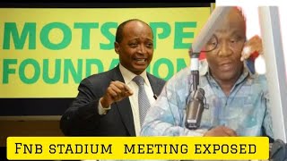 PATRICE MOTSEPE AND THUSO MOTAUNG EXPOSED IYOO FNB STADIUM MEETING 🤔 [upl. by Leay834]