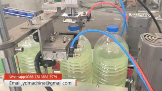 High Precision Chemical Weight Liquids Filling Line FillingCappingLabeling [upl. by Otrebide694]