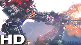 OPTIMUS MAXIMUS vs BRUTICUS Fight Scene  TRANSFORMERS EARTH WARS [upl. by Dloreh]