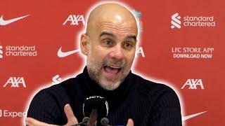 Liverpool LIKE A TSUNAMI at Anfield I LIKE Kevin upset  Pep Guardiola  Liverpool 11 Man City [upl. by Anerahs]