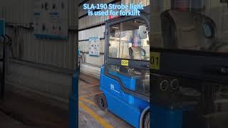 Strobe lights are used in forklifts security alarm siren [upl. by Nosna387]